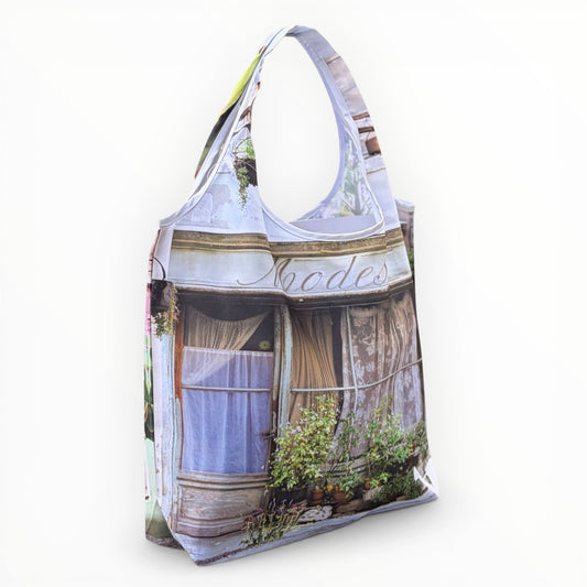 【プロヴァンス柄】エコバッグ(パープル)| マロンブイー