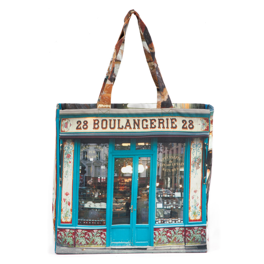 【パリ柄】【特別提供品】パリレトロバッグ(大)(ブーランジュリ) | マロンブイー