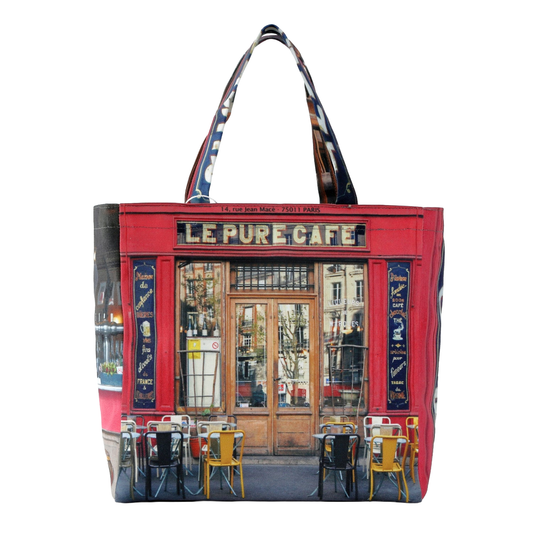 ファスナー付きレトロバッグ(小)(Le pure cafe/カフェ)