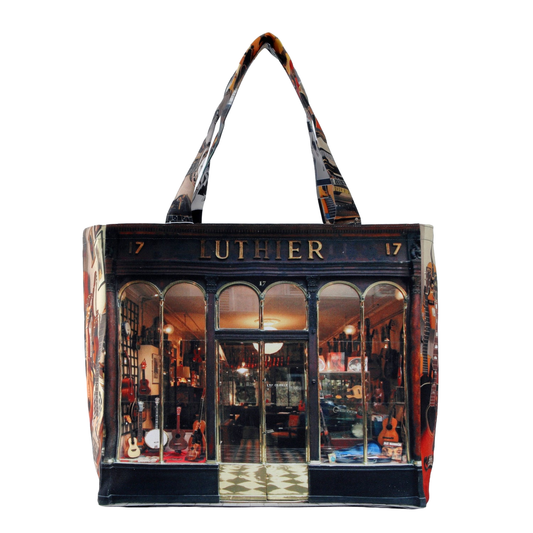 ファスナー付きレトロバッグ(大)(Luthier/楽器屋)