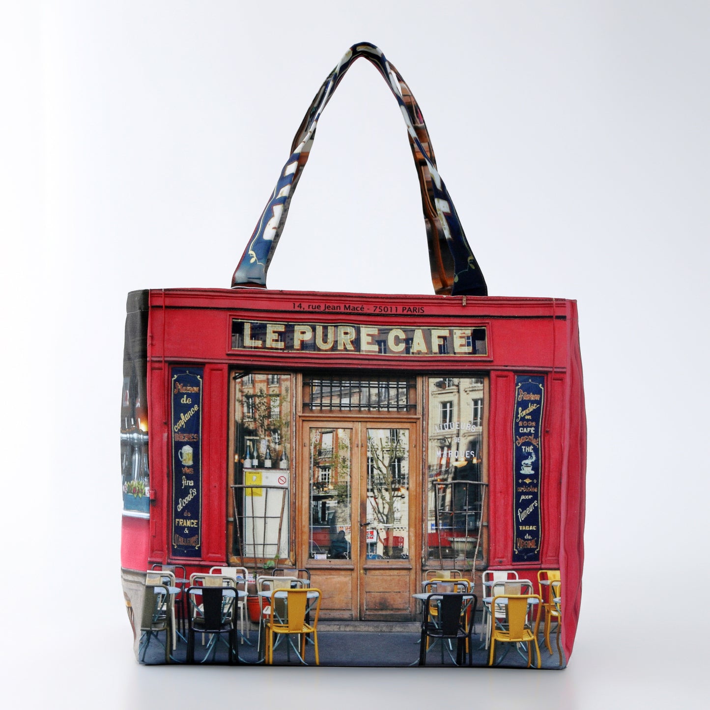 ファスナー付きレトロバッグ(大)(Le pure cafe/カフェ)