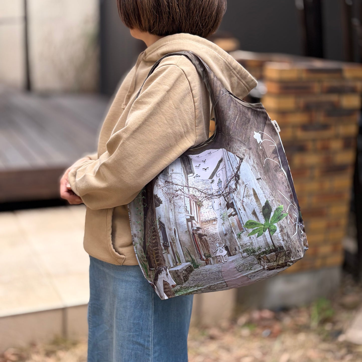 【パリ柄】エコバッグ お得3点セット | マロンブイー