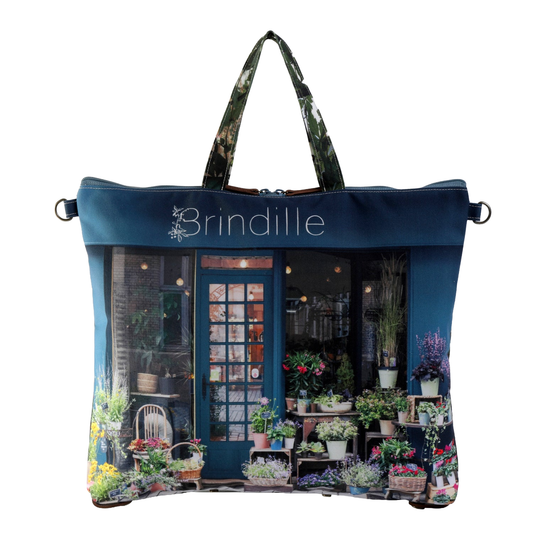 レトロ3WAYトート Brindille(お花屋)