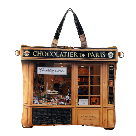 レトロ3WAYトート Chocolatier de paris(チョコレート屋)