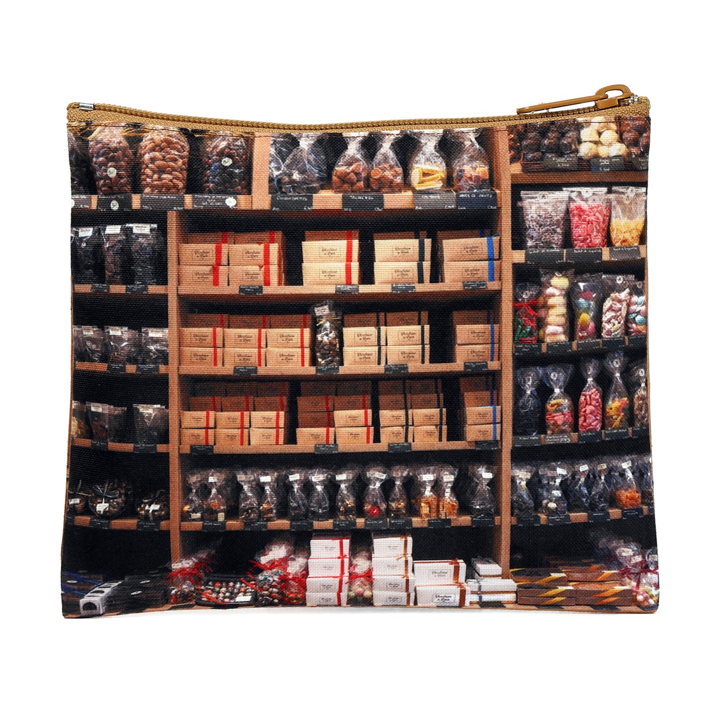 レトロフラットポーチ Chocolatier de paris(チョコレート屋)