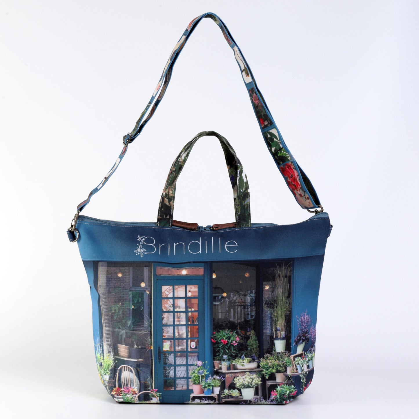 レトロ3WAYトート Brindille(お花屋)
