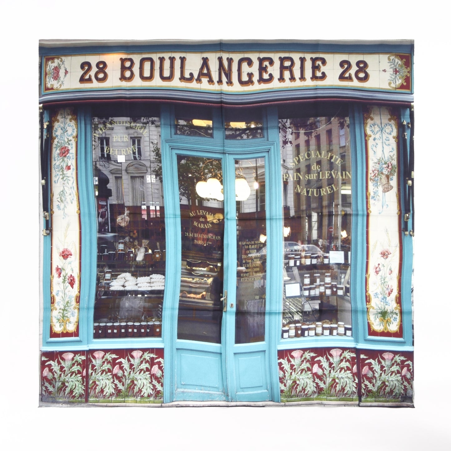 シルクスカーフ(2ブーランジュリ)