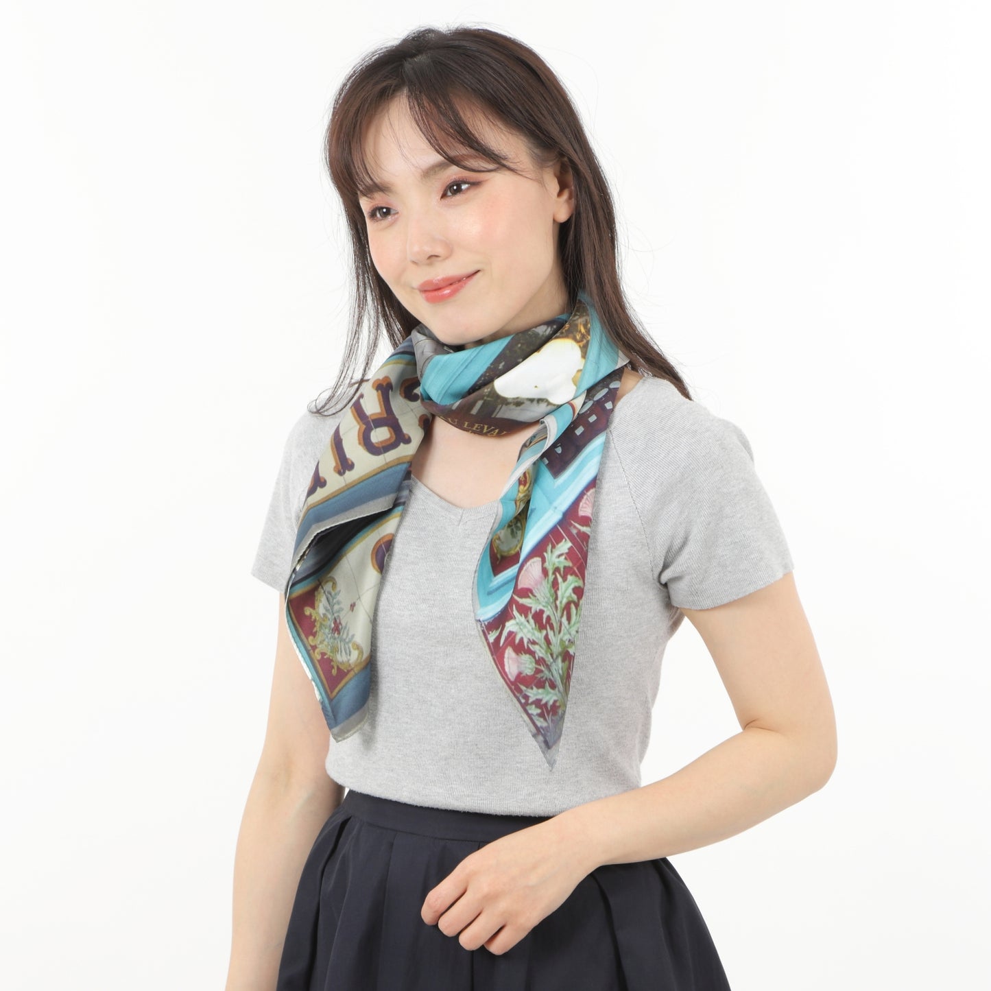 シルクスカーフ(2ブーランジュリ)