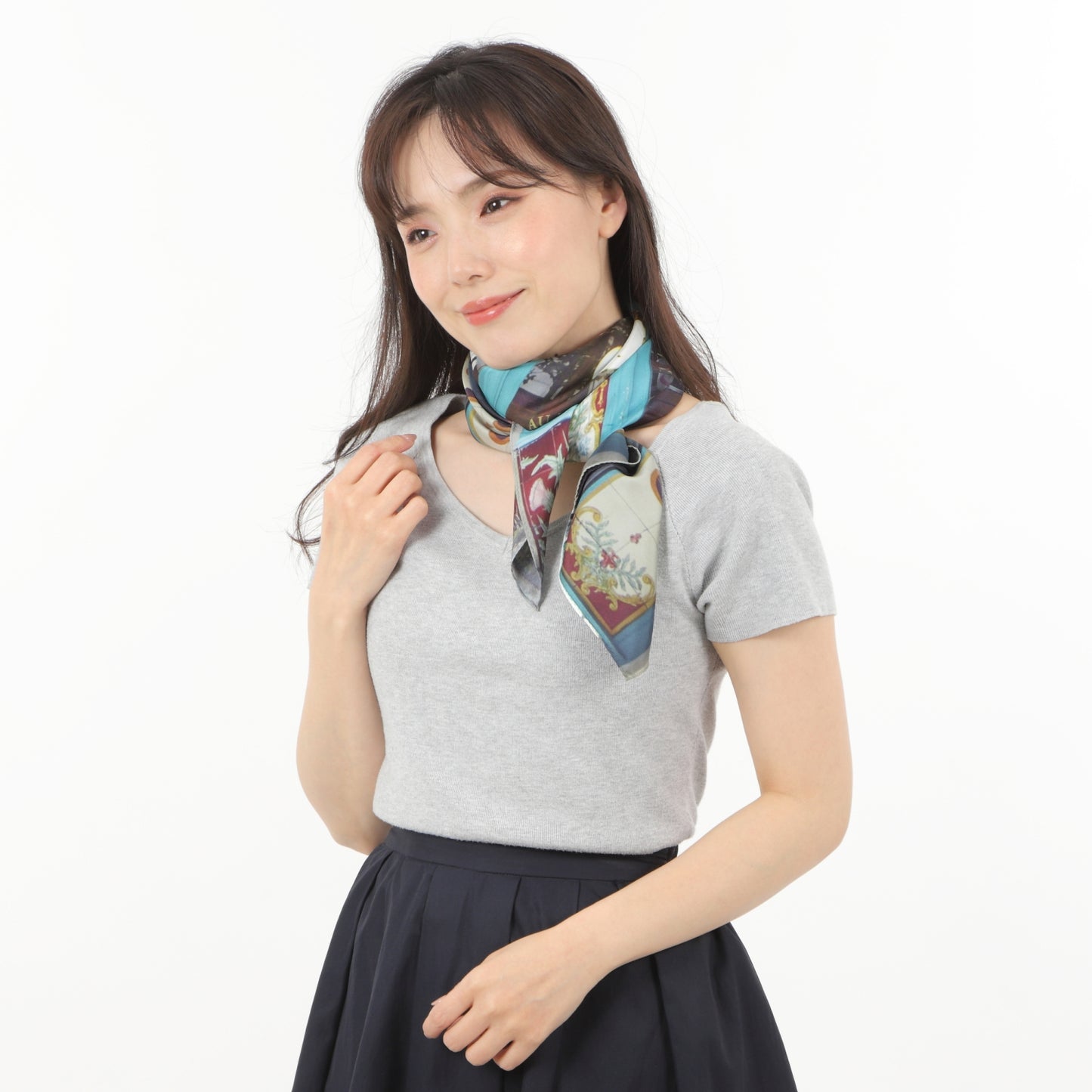 シルクスカーフ(2ブーランジュリ)