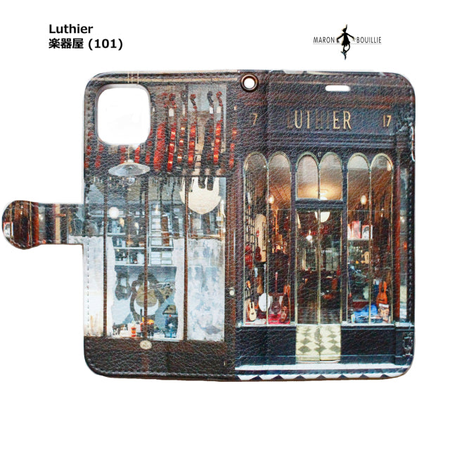 iPhone11用スマホケース/楽器屋(101)