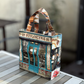【パリ柄】【特別提供品】パリレトロバッグ（中）（2. パン屋） | マロンブイー