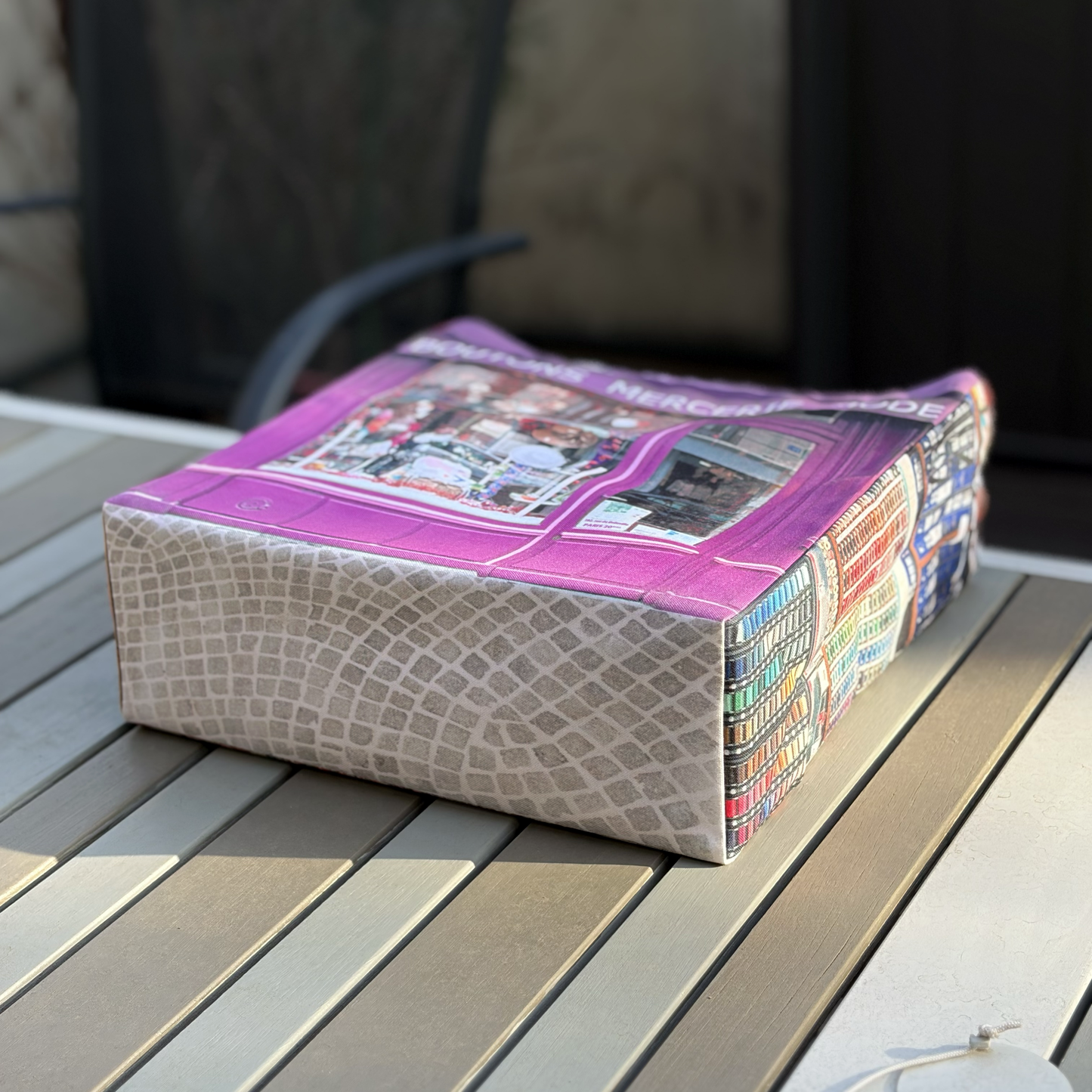 【パリ柄】【特別提供品】パリレトロバッグ（中）（19．芸屋（マーセリー）） | マロンブイー