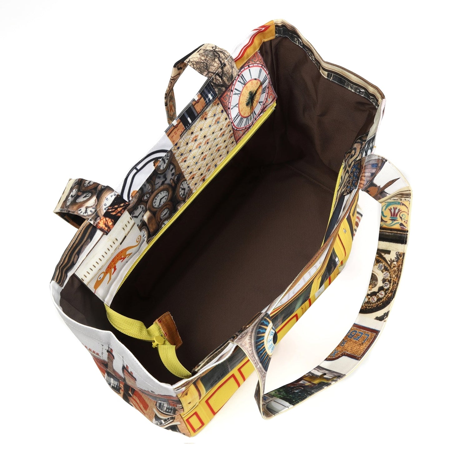 【パリ柄】【タグ無し、又は展示品】パリ・カラーバッグ jaune（イエロー） PCCP-05 | マロンブイー