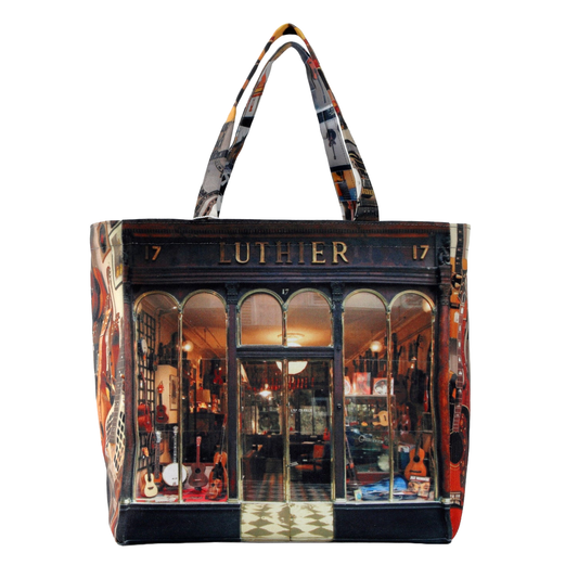 ファスナー付きレトロバッグ（小）（Luthier/楽器屋）