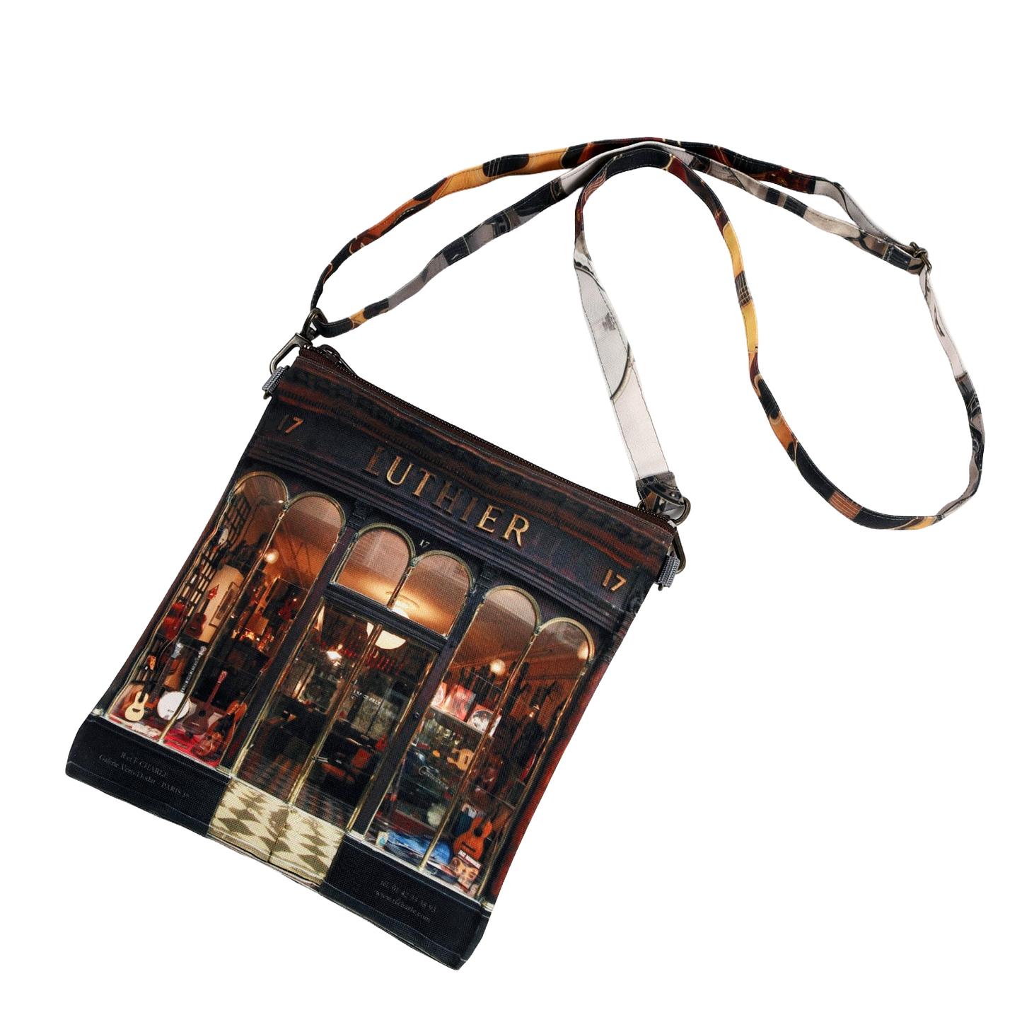 【パリ柄】パリ・レトロポシェット（Luthier/楽器屋） | マロンブイー