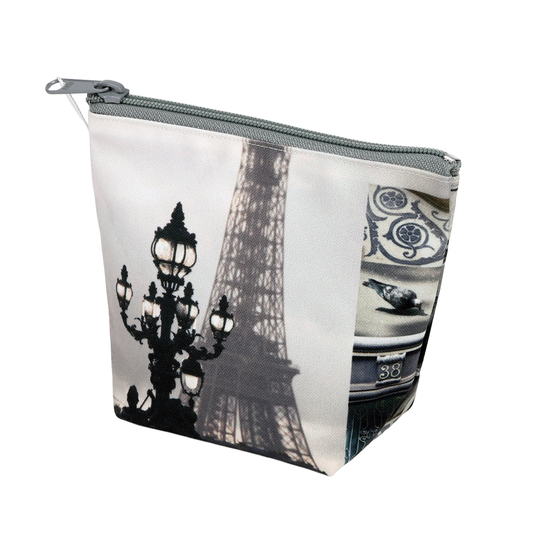 マチ付きポーチ grey（グレー）