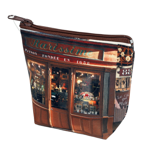 マチ付きポーチ brown（ブラウン）