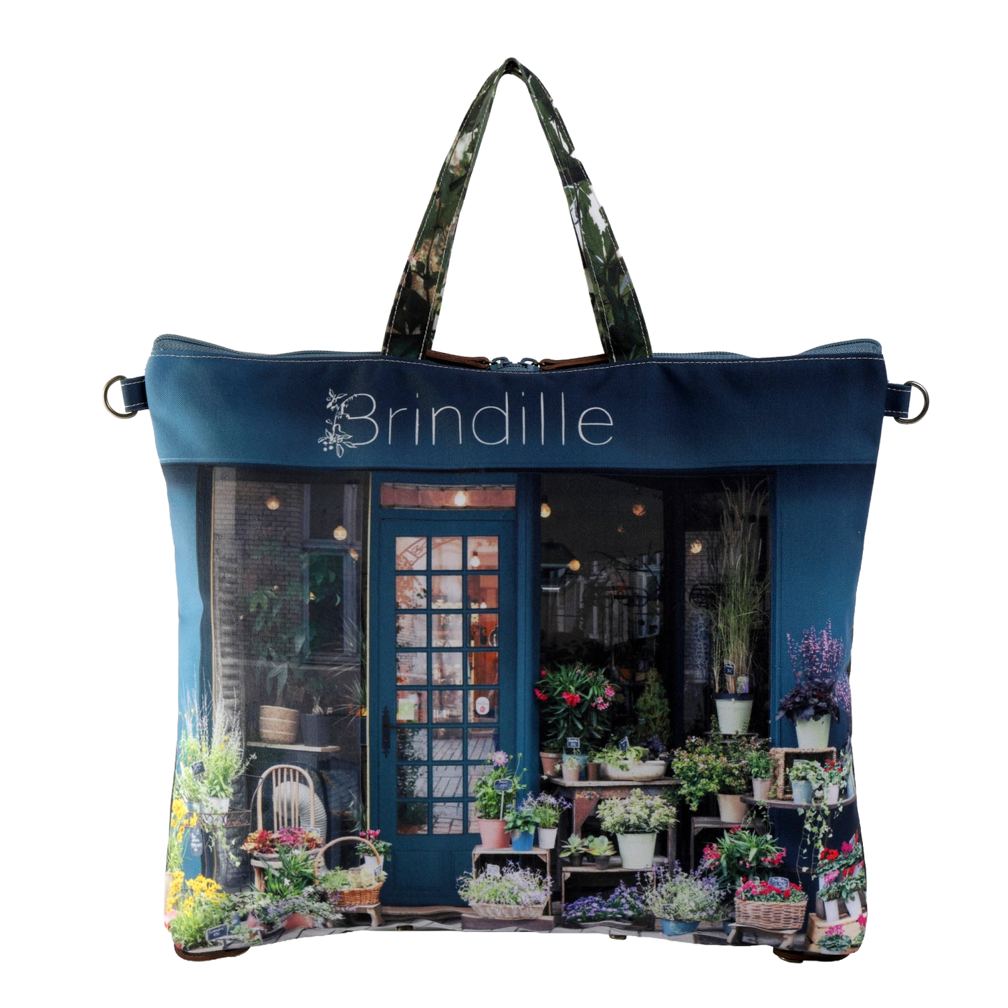 レトロ３WAYトート Brindille(お花屋)