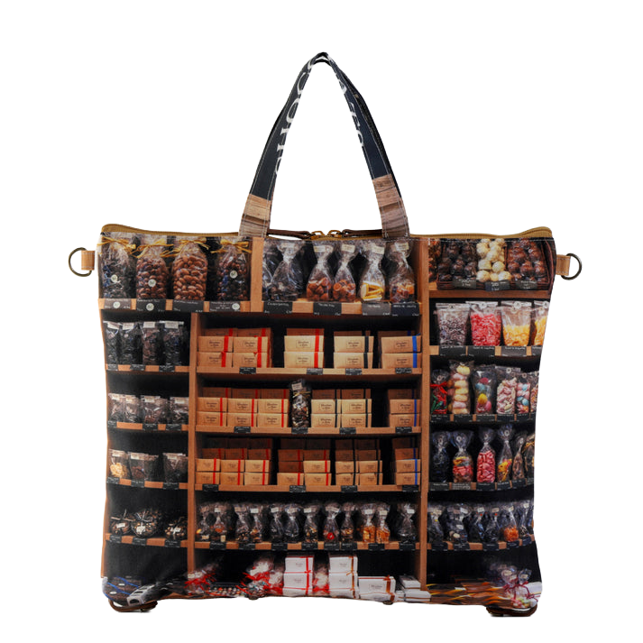 レトロ３WAYトート Chocolatier de paris(チョコレート屋)