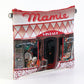 レトロA4ポーチ Mamie(古着屋)