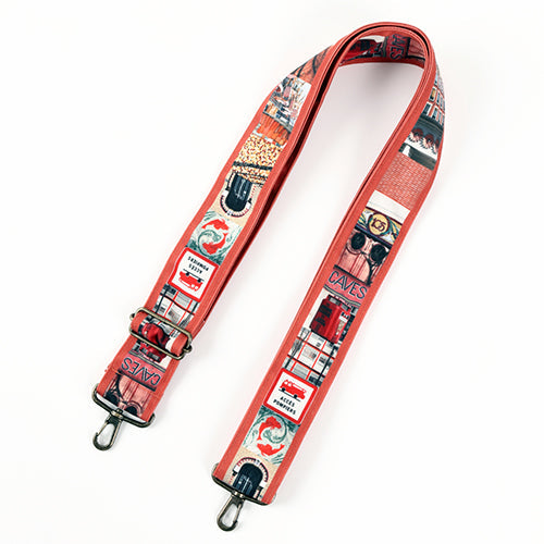 【パリ柄】【タグ無し、又は展示品】パリ・カラーポシェット rouge（レッド） | マロンブイー