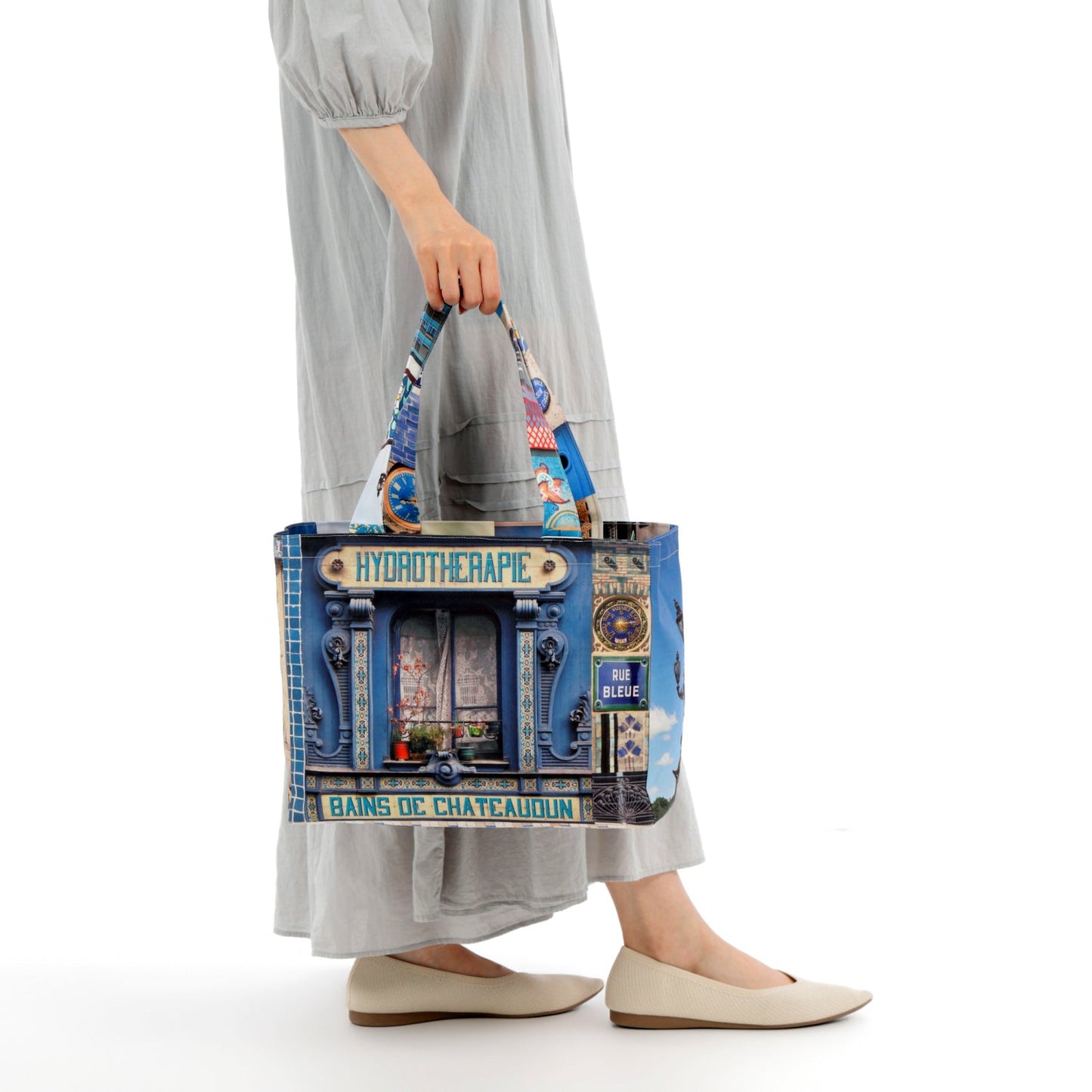 【パリ柄】【タグ無し、又は展示品】パリ・カラーバッグ | マロンブイー