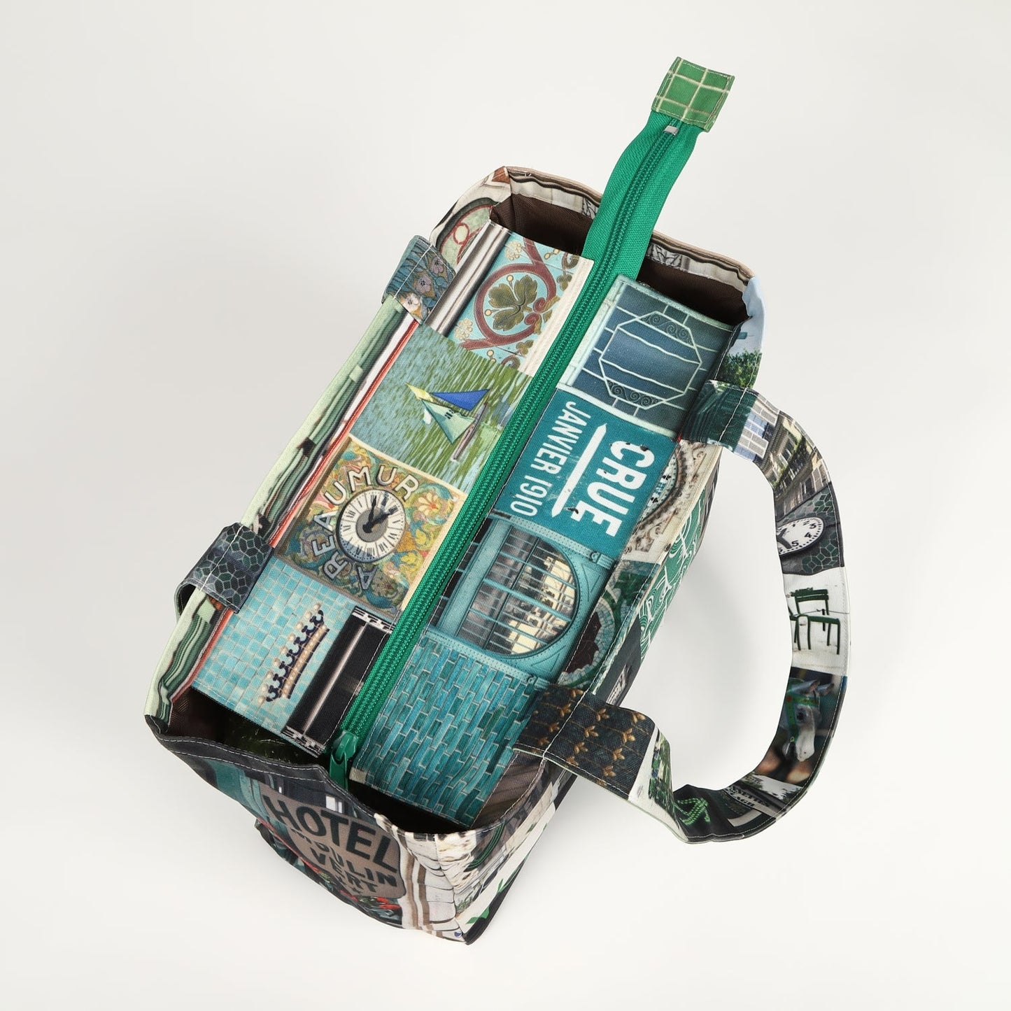 【パリ柄】【タグ無し、又は展示品】パリ・カラーバッグ | マロンブイー